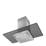 Smeg KBT900VE 90cm Chimney Hood, Stainless Steel & Glass