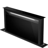 Smeg KDD90CNE2 90cm Downdraft Cooker Hood - Black
