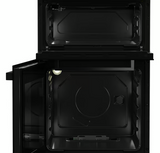 Beko KDG583K 50cm Freestanding Gas Twin Cavity Cooker - Black