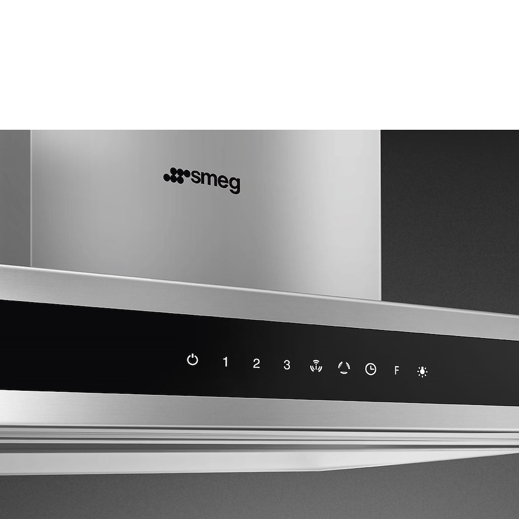 Smeg KLTI12L4X 120cm Alta Island Hood in Stainless Steel Auto Vent 2.0