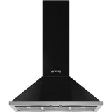 Smeg KPF9BL 90cm Portofino Chimney Hood, Black