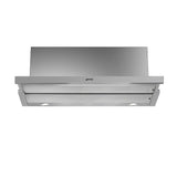 Smeg KSET900XE 90cm Telescopic Hood with Stainless Steel Front Panel