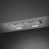 Smeg KSG70E 73cm Canopy Hood, Silver