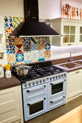 Smeg KT110BLE 110cm Victoria Chimney Hood, Black