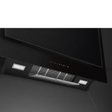 Smeg KV194B3 90cm Linea Angled Chimney Auto Vent 2.0 Hood , Black