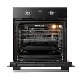 Midea Xpress Fry MBO65M90D2C-BK Multifunction Built-In Single Oven with Catalytic Liners - Black - A+ Rated