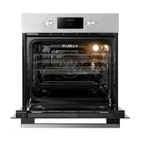 Midea Xpress Fry MBO65M90D2C-SS Multifunction Built-In Single Oven with Catalytic Liners - Stainless Steel - A+ Rated
