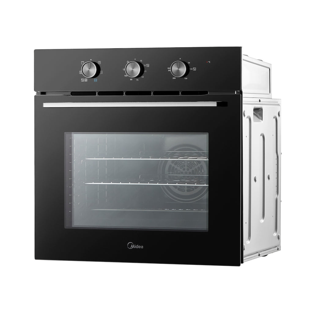 Midea Xpress MBO65M90M1-BK  Fan Built-In Single Oven - Black - A Rated