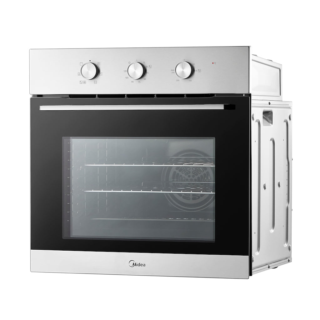 Midea Xpress MBO65M90M1-SS  Fan Built-In Single Oven - Stainless Steel - A Rated
