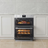 Midea MBOD50M3AD0-SS Fan Built-Under Double Oven - Stainless Steel - AA Rated