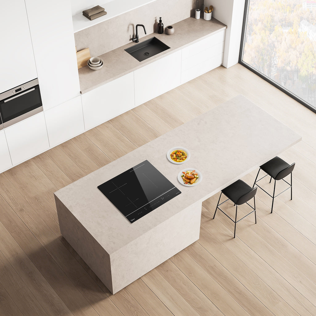 Midea Even Pro MIH744BE325GKD 60cm Induction Hob - Black