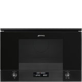 Smeg MP122B3 Linea 22 Litre Built In Microwave with Grill , Black