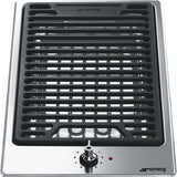 Smeg PGF30B 31cm Domino Classic Lava Stone Grill