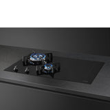 Smeg PM3743D 75cm Eclipse Mixed Fuel Hob 2 Gas Burners 1 Induction Multizone