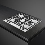 Smeg PX364L 60cm Classic Gas Hob, Stainless Steel