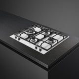 Smeg PX364L 60cm Classic Gas Hob, Stainless Steel