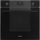Smeg SF6100VB3 60cm Linea Multifunction Single Oven, Black