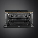Smeg SFPR9604TNR 90cm Dolce Stil Novo Pyrolytic Single Oven Copper Trim