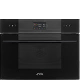 Smeg SO4102M1B3 45cm Linea Combi Microwave , Black