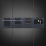 Smeg SO4102M1G 45cm Linea Combi Microwave, Neptune Grey