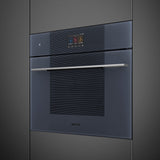 Smeg SO4104APG 45cm Linea Omnichef Oven, Neptune Grey