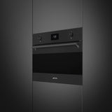 Smeg SO4301M1N Classic Built-In Compact Oven - Black