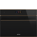 Smeg SO4604M2PNR 45cm Dolce Stil Novo Speedwave Combi Microwave, Copper
