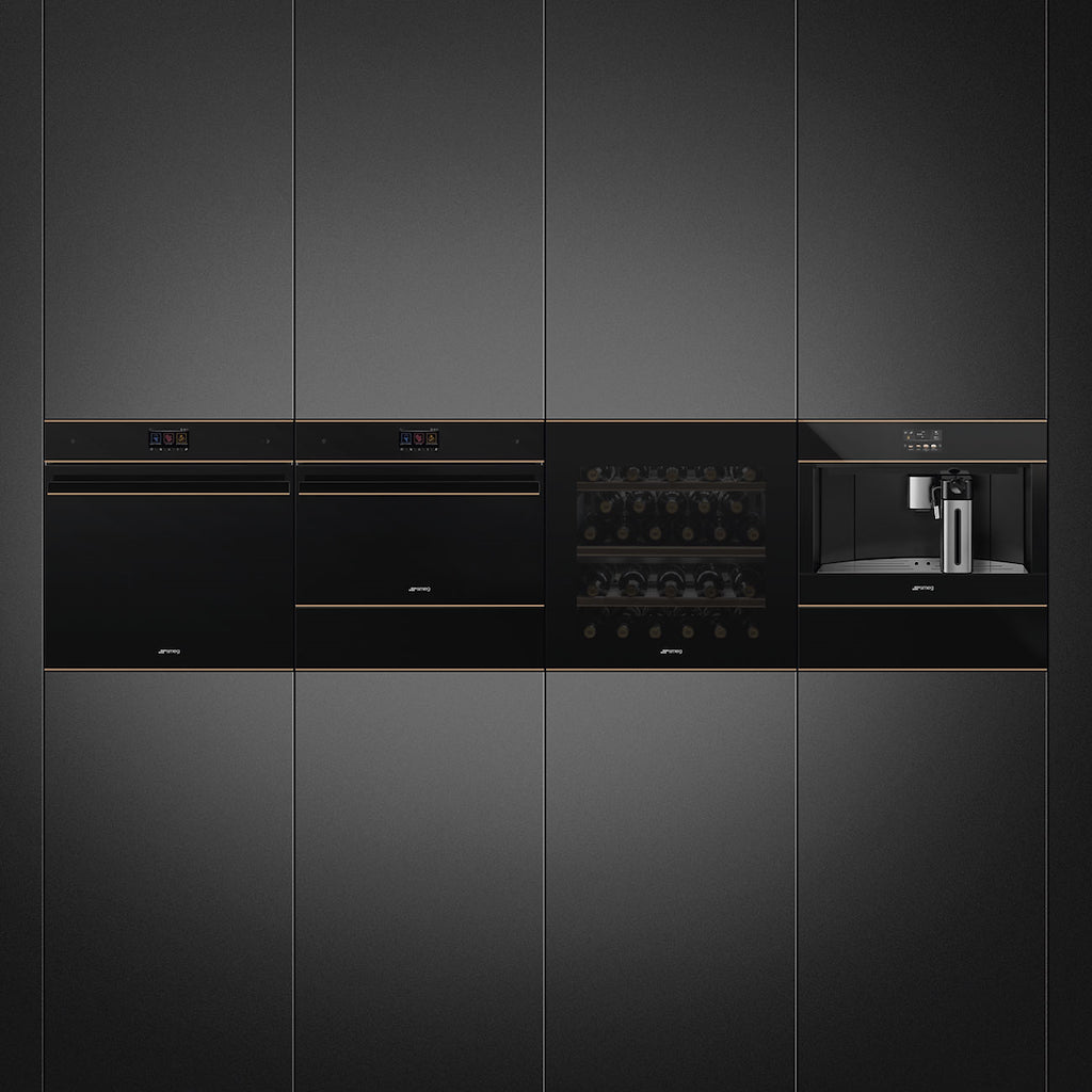 Smeg SO4604M2PNR 45cm Dolce Stil Novo Speedwave Combi Microwave, Copper