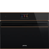 Smeg SO4604S4PNR 45cm Dolce Stil Novo Steam 100 PRO Oven, Copper Trim