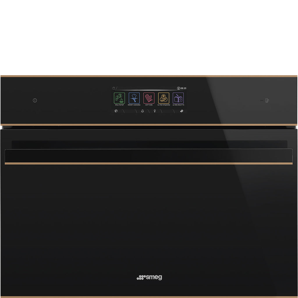 Smeg SO4606WAPNR Compact 45cm Dolce Stil Novo Omnichef Wi-Fi Oven, Copper