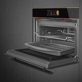 Smeg SO4606WAPNR Compact 45cm Dolce Stil Novo Omnichef Wi-Fi Oven, Copper