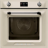 Smeg SOP6902S2PP 60cm Victoria Pyrolytic SteamOne Single Oven, Cream