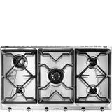 Smeg SRV596GH5 89cm Cucina Gas Hob, Stainless Steel