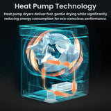 Teknix TK2HP9HW 9kg Heat Pump Tumble Dryer - White