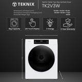Teknix TK2V3W Compact 3kg Vented Tumble Dryer - White