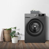 Teknix TK2W814HS 8kg Washing Machine with 1400rpm Spin - Graphite