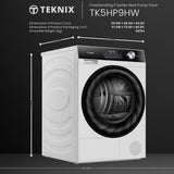 Teknix TK5HP9HW 5 Series 9kg Heat Pump Tumble Dryer - White