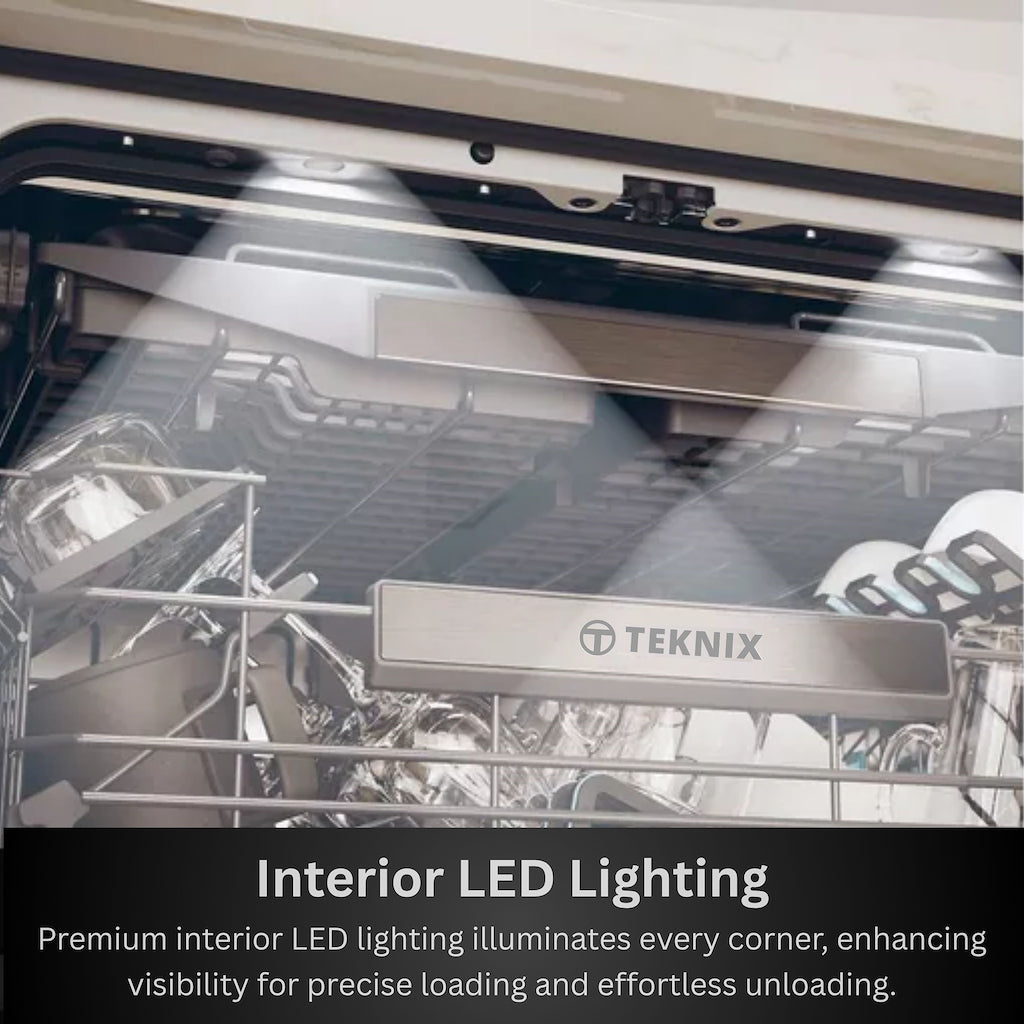 Teknix TX3BD608 3 Series Fully Integrated 60cm Dishwasher - 15 Place Settings - Energy Class C