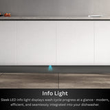 Teknix TXBD600 2 Series Fully Integrated 60cm Dishwasher - 15 Place Settings - Energy Class E
