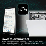 Haier XF 5C7M0W-80 Freestanding 60cm 15 Place Dishwasher with C Energy Rating - White