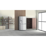 Hotpoint HQ9I MO1L UK Active 4 Door Fridge Freezer - Stainless Steel