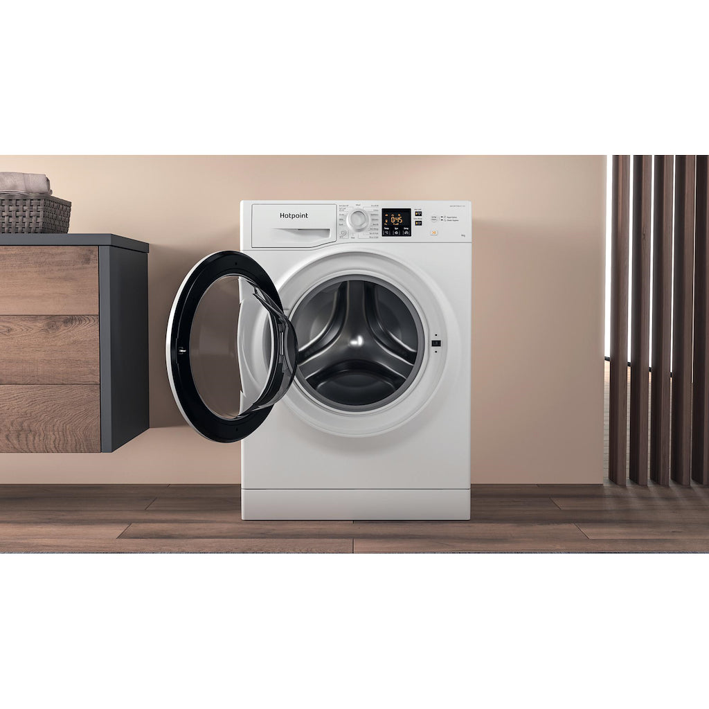 Hotpoint NSWM965CWUKN Freestanding Washing Machine