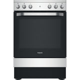 Hotpoint HS67V5KHX Freestanding Electric Cooker - Inox