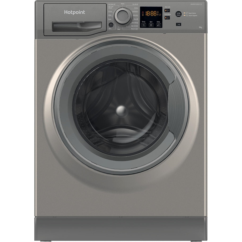 Hotpoint NSWM 944C GG UK N Washing Machine - Graphite