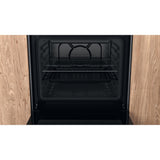 Hotpoint HS67G2PMX/UK Gas Single Cooker - Silver