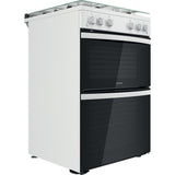 Indesit ID67G0MCW/UK Double Cooker - White