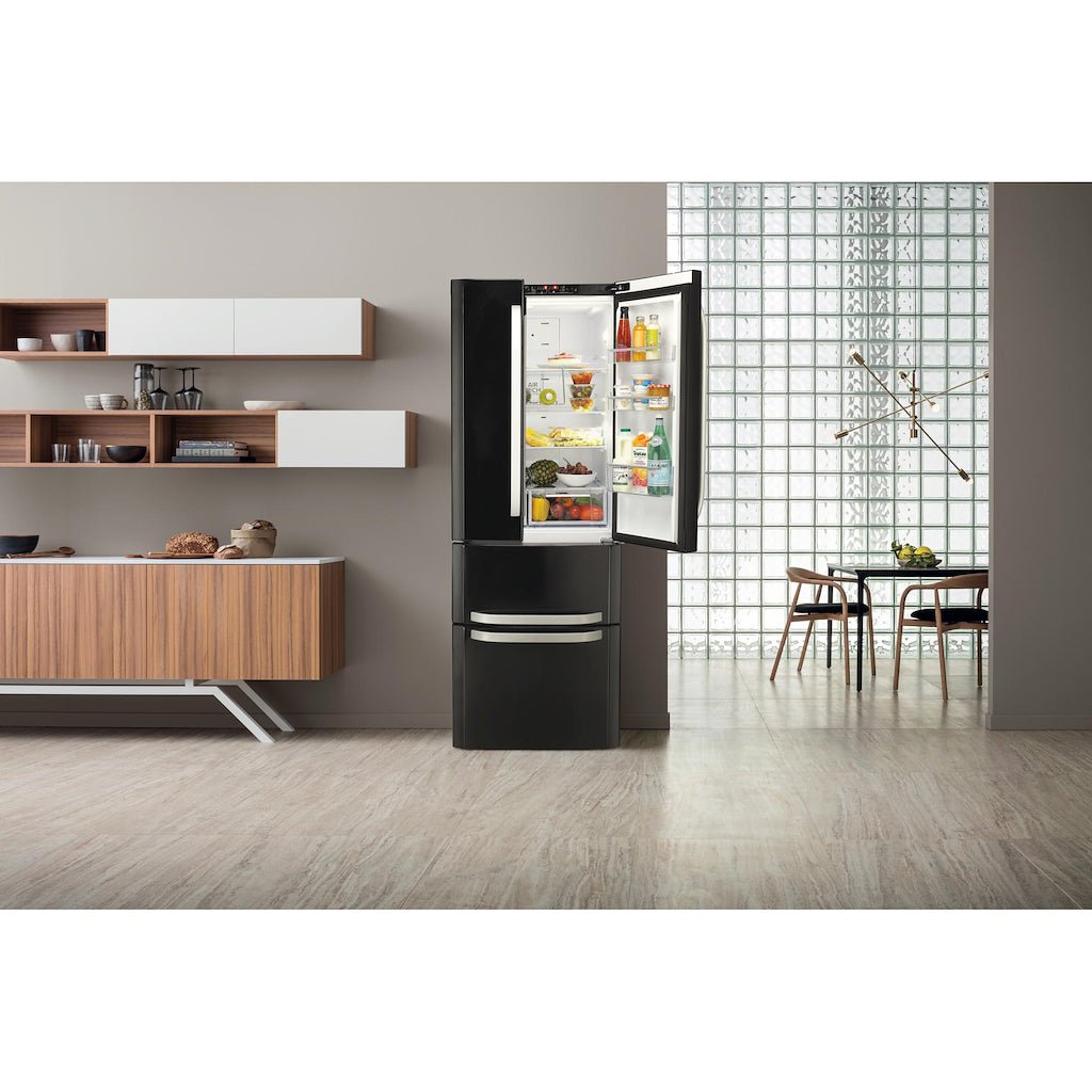 Hotpoint FFU4D K 1 Fridge Freezer - Black