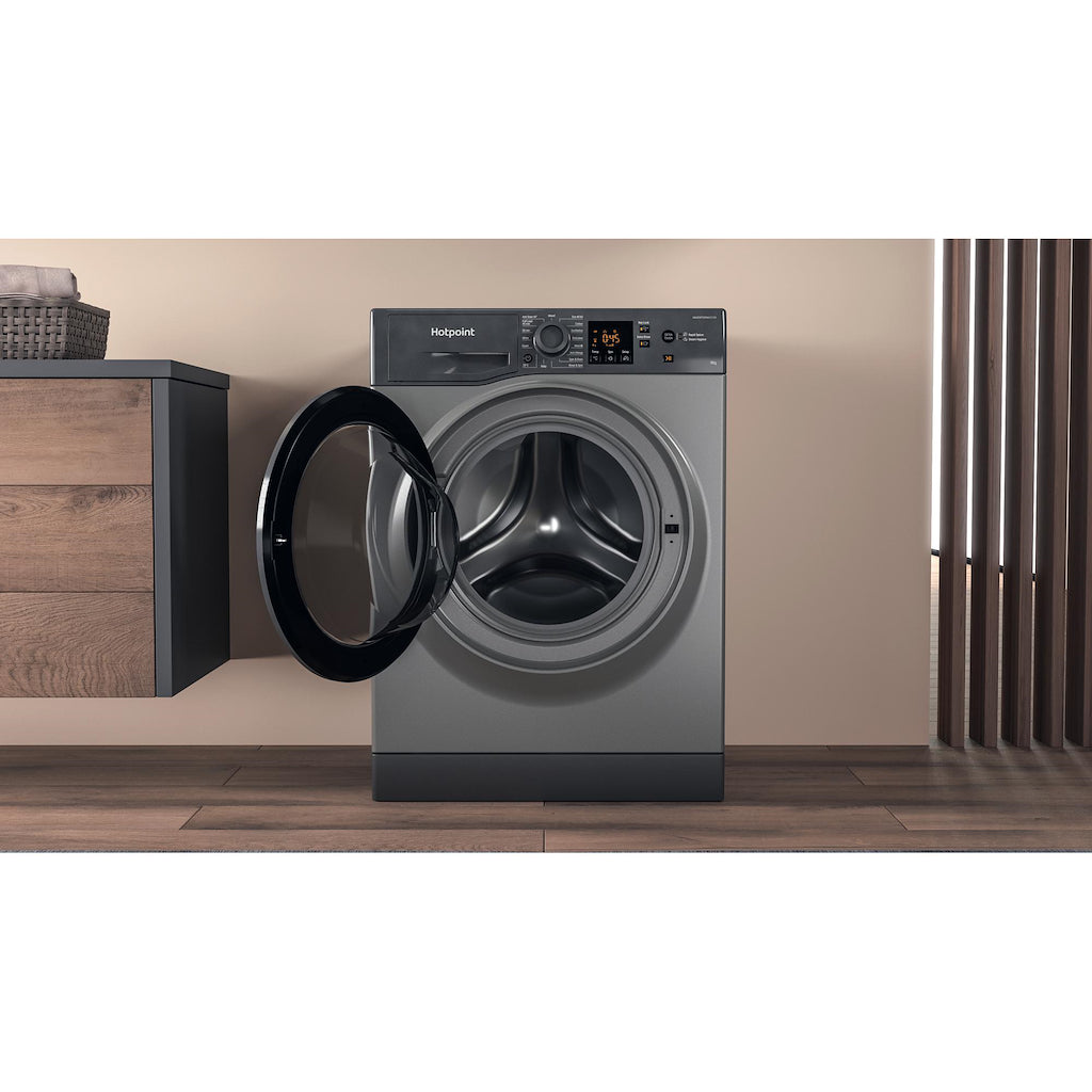 Hotpoint NSWM 944C GG UK N Washing Machine - Graphite