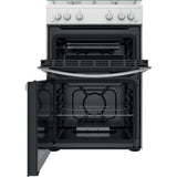Indesit ID67G0MCW/UK Double Cooker - White