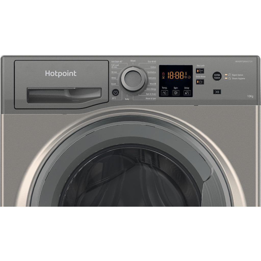 Hotpoint NSWM1045CGGUKN Freestanding Washing Machine
